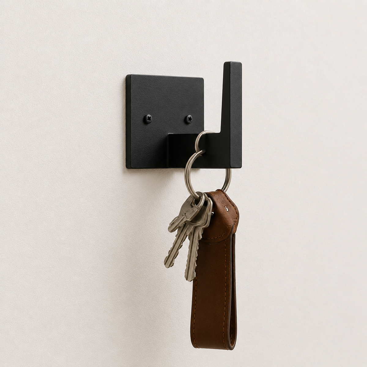 Wall-Mounted Steel Hook
