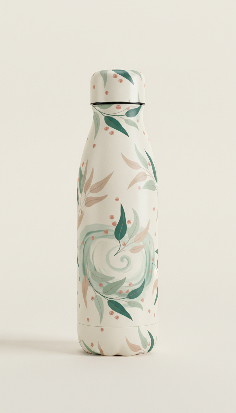 Eucalyptus Mist stainless vacuum bottle